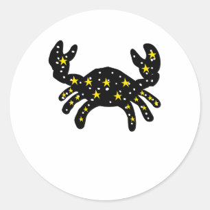 Autocollant Étoiles de l'Espace du Crabe – Animal