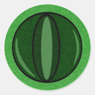 Autocollant étranger d'oeil de reptile