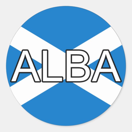 Autocollant Euro Alba Scotland (Devant)