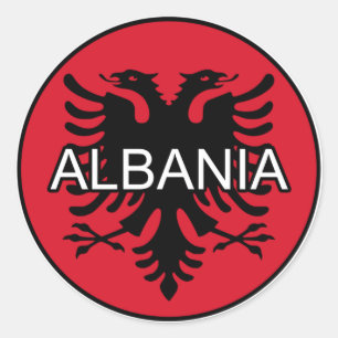 Autocollant Euro Albanie
