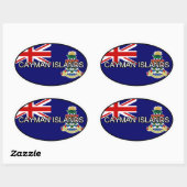 Autocollant Euro des îles Caïmans (Feuille)