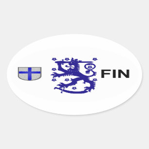 Autocollant Euro Finlande