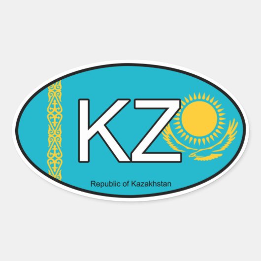 Autocollant Euro Kazakhstan (Devant)