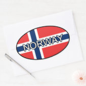 Autocollant Euro Norvège (Enveloppe)