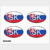 Autocollant Euro Slovaquie (Feuille)