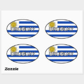 Autocollant Euro Uruguay (Feuille)