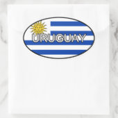 Autocollant Euro Uruguay (Sac)