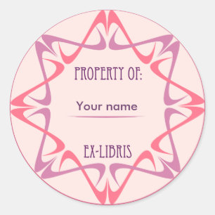 Autocollant Ex-libris n° 8c