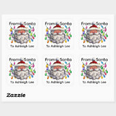 Autocollant exclusif de Santa (Feuille)