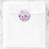 Autocollant Explosion Floral Violet (Sac)
