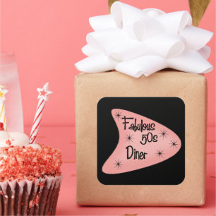 Autocollant fabuleux rétro Fifties Diner