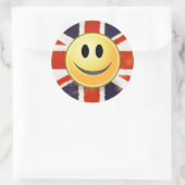 Autocollant facial drapeau britannique (Sac)