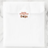 Autocollant facilement distrait par les chiens (Sac)