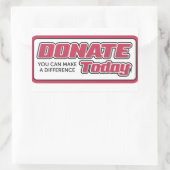 Autocollant Faire un don vous pouvez faire la diff (Sac)