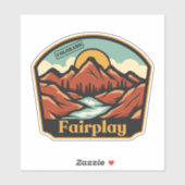 Autocollant Fairplay, Colorado (Feuille)