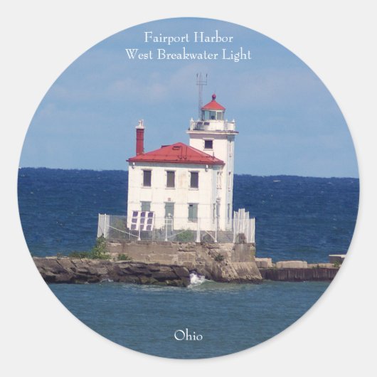 Autocollant Fairport Harbour West Breakwater Light (Devant)