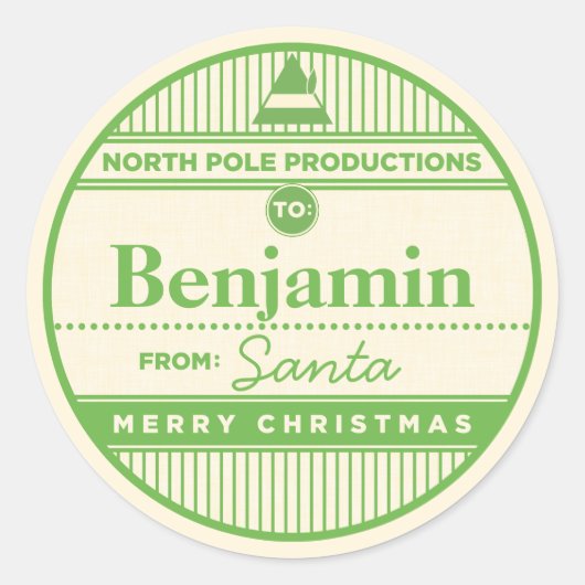 Autocollant fait sur commande de Noël de (Devant)