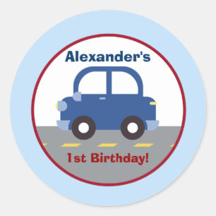 Autocollant fait sur commande rond de faveur de