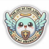 Autocollant Faith Hummingbird Pour Chrétiens (Devant)