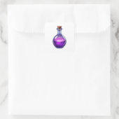 Autocollant Fantastique Flacon de Potion Violette  (Sac)