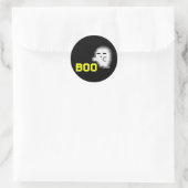 Autocollant fantôme d'Halloween - BOO (Sac)
