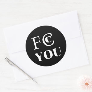 Autocollant FCC YOU