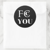 Autocollant FCC YOU (Sac)