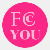 Autocollant FCC YOU (Devant)