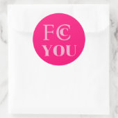Autocollant FCC YOU (Sac)