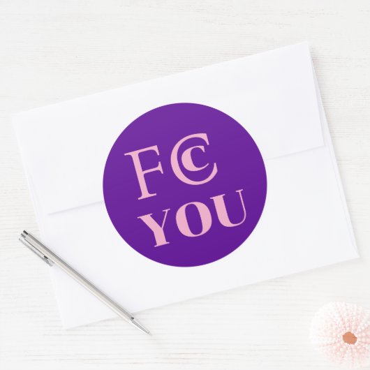 Autocollant FCC YOU (Enveloppe)