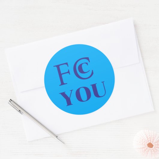 Autocollant FCC YOU (Enveloppe)