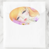 AUTOCOLLANT féerique de violettes de ressort (Sac)