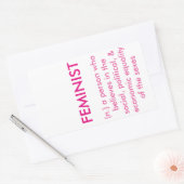 Autocollant féministe (Enveloppe)