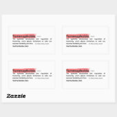Autocollant FEMMEPHOBIA (Feuille)