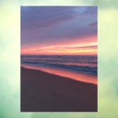 Autocollant fenêtre Coucher de soleil rose & bleu (Feuille 3)