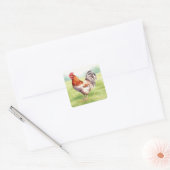 Autocollant Ferme de Poules (Enveloppe)