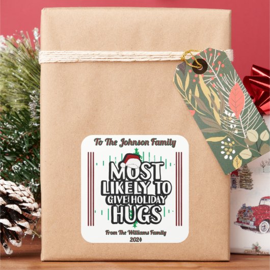 Autocollant festif pour le Noël (vacances)