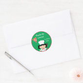 Autocollant Fête d'anniversaire Pizza (Enveloppe)