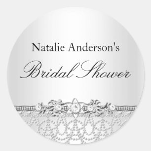 Autocollant Fête des mariées bijoux et perles en a