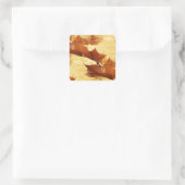 Autocollant feuille d'érable (Sac)