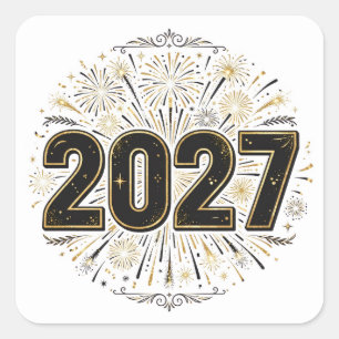 Autocollant Feux d'Artifice 2027