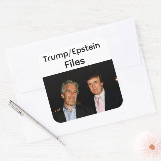 Autocollant Fichiers Trump/Epstein (Enveloppe)