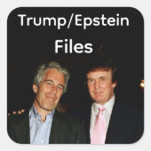 Autocollant Fichiers Trump/Epstein (Devant)