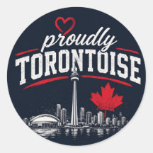Autocollant Fierté de Toronto « Fièrement Torontoi