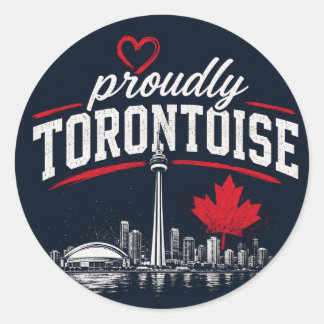 Autocollant Fierté de Toronto « Fièrement Torontoi