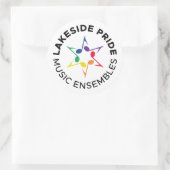 Autocollant Fierté Lakeside - Design Rond (Sac)