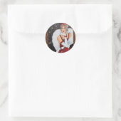 Autocollant fille Flapper Art déco (Sac)