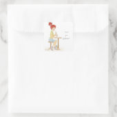 Autocollant fille Soda (Sac)