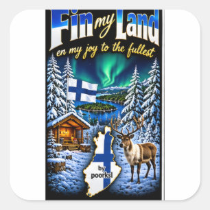 Autocollant Finlande