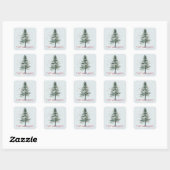 Autocollant Fir Tree Christmas (Feuille)